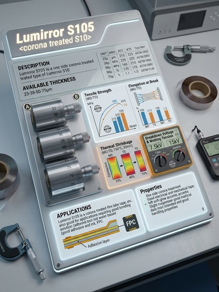 The Ultimate Bond: Why Lumirror S105 PET Film Masters Surface Adhesion lumirror s105 pet film