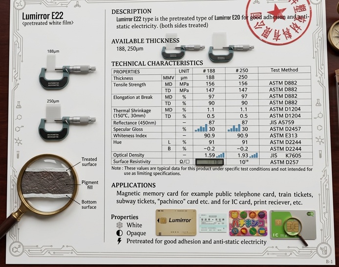 Engineering the Perfect Canvas: Inside the Lumirror E22 White PET Film lumirror e22