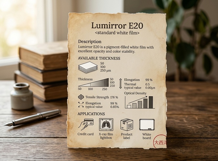 Decoding the Specs: A Deep Dive into Lumirror E20 White PET Film lumirror e20